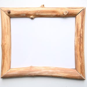 Wooden Frame 8x10&quot;, Rustic Wood Picture Frame, Hanging Photo Display, Driftwood Art, Coastal Decor, Driftwood Wall Hanging