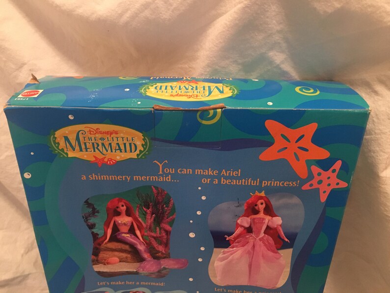 Princess Ariel Disney Doll Vintage 90s Little Mermaid Movie Etsy