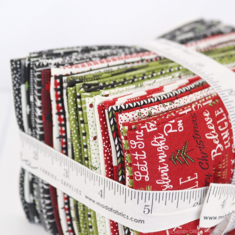 Merry Starts Here Fat Eighth Bundle Moda Fabrics Moda Fat Eighth Bundle 31 pieces Fabric Bundle Sweetwater