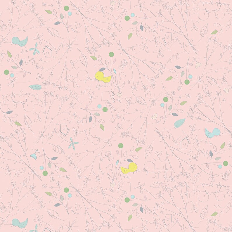 FAT QUARTER Geometric Fabric Minki Kim Serendipity Fabric Navy Sprinkles Fabric Riley Blake Designs