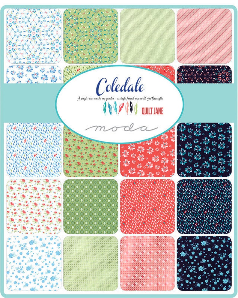 Coledale Fat Quarter Bundle Franny /& Jane Fabric Bundle 29 pieces Moda Fabric Fat Quarter Fabric