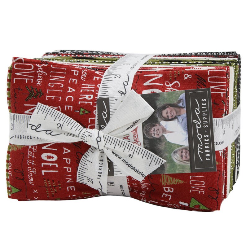 Merry Starts Here Fat Eighth Bundle Moda Fabrics Moda Fat Eighth Bundle 31 pieces Fabric Bundle Sweetwater