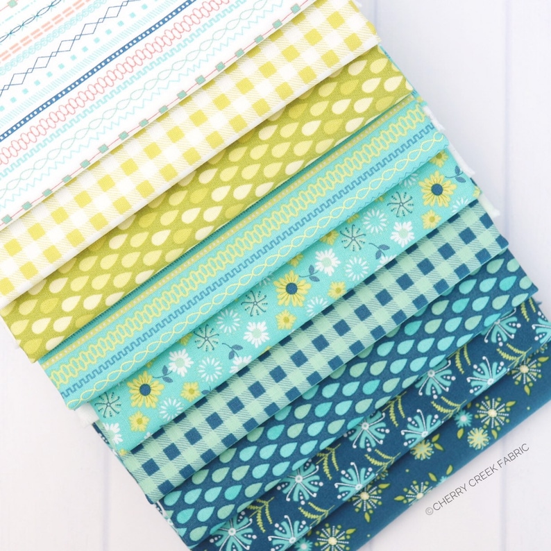 Well Said Half Yard Bundle Half Yard Fabric Bundle Moda Fabric 9 pieces Sandy Gervais Fabric Bundle
