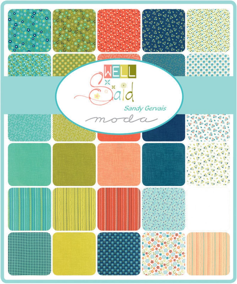 Well Said Half Yard Bundle Half Yard Fabric Bundle Moda Fabric 9 pieces Sandy Gervais Fabric Bundle