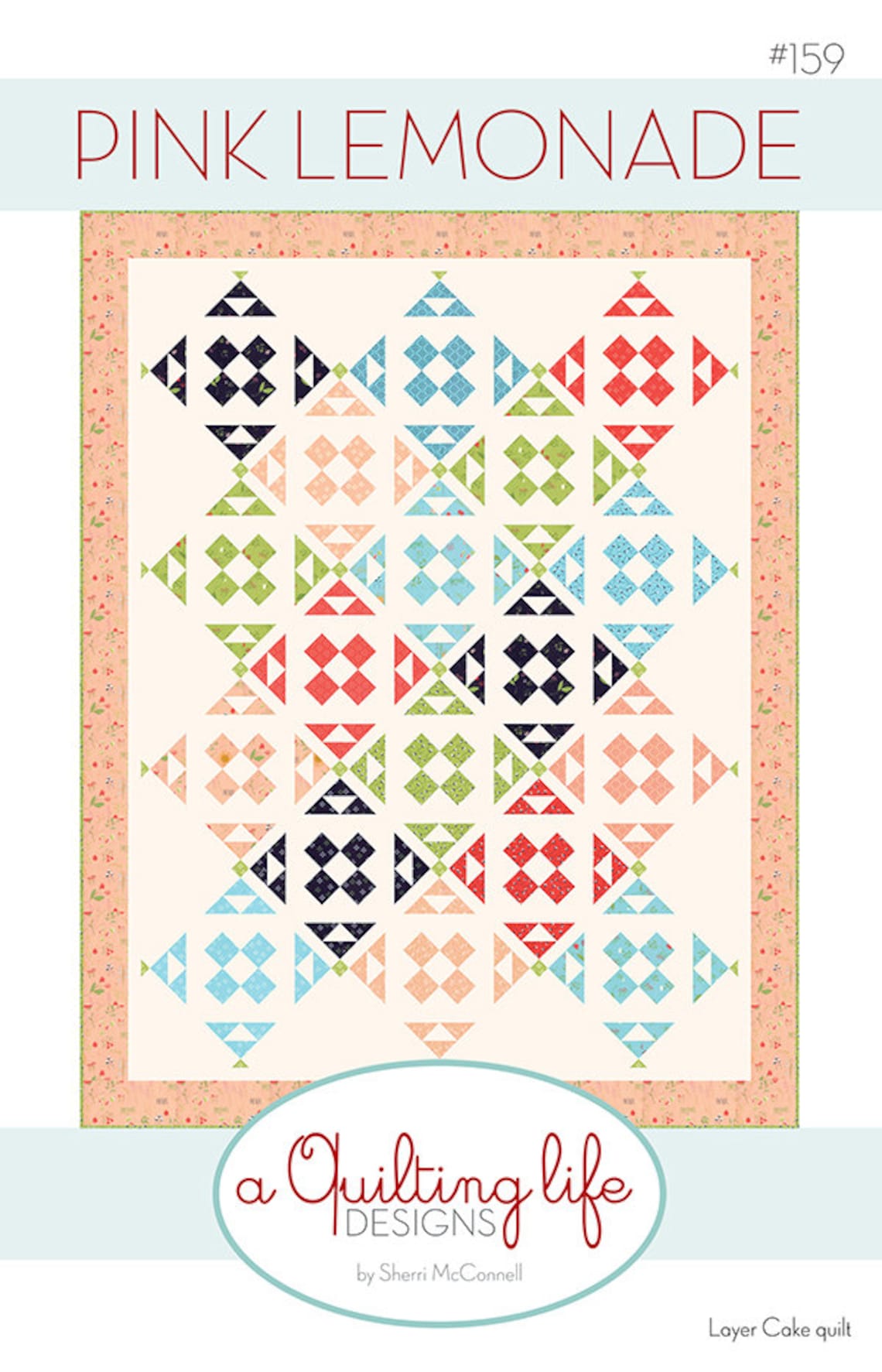 Quilt Pattern Pink Lemonade Quilt Pattern Sherri Mcconnell Etsy