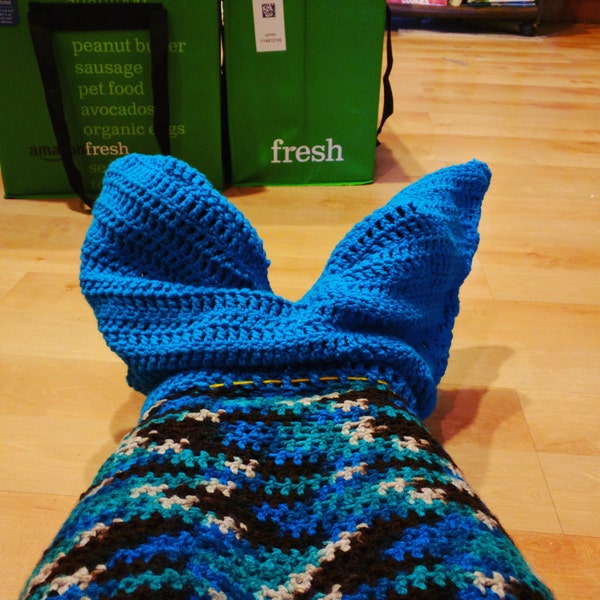 Crochet Pattern - Mermaid Tail Afghan, Beyond the Waves