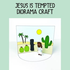 Dioramas créatifs, Jésus est tenté