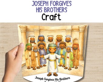 Joseph pardonne à ses frères (Activité manuelle, Église des enfants, École du dimanche, Cours biblique)