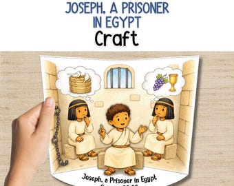 Joseph prisonnier en Égypte (Activités manuelles), Église des enfants, École du dimanche, Cours biblique