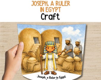 Joseph, souverain d'Égypte : Activités manuelles, Église des enfants, École du dimanche, Cours biblique