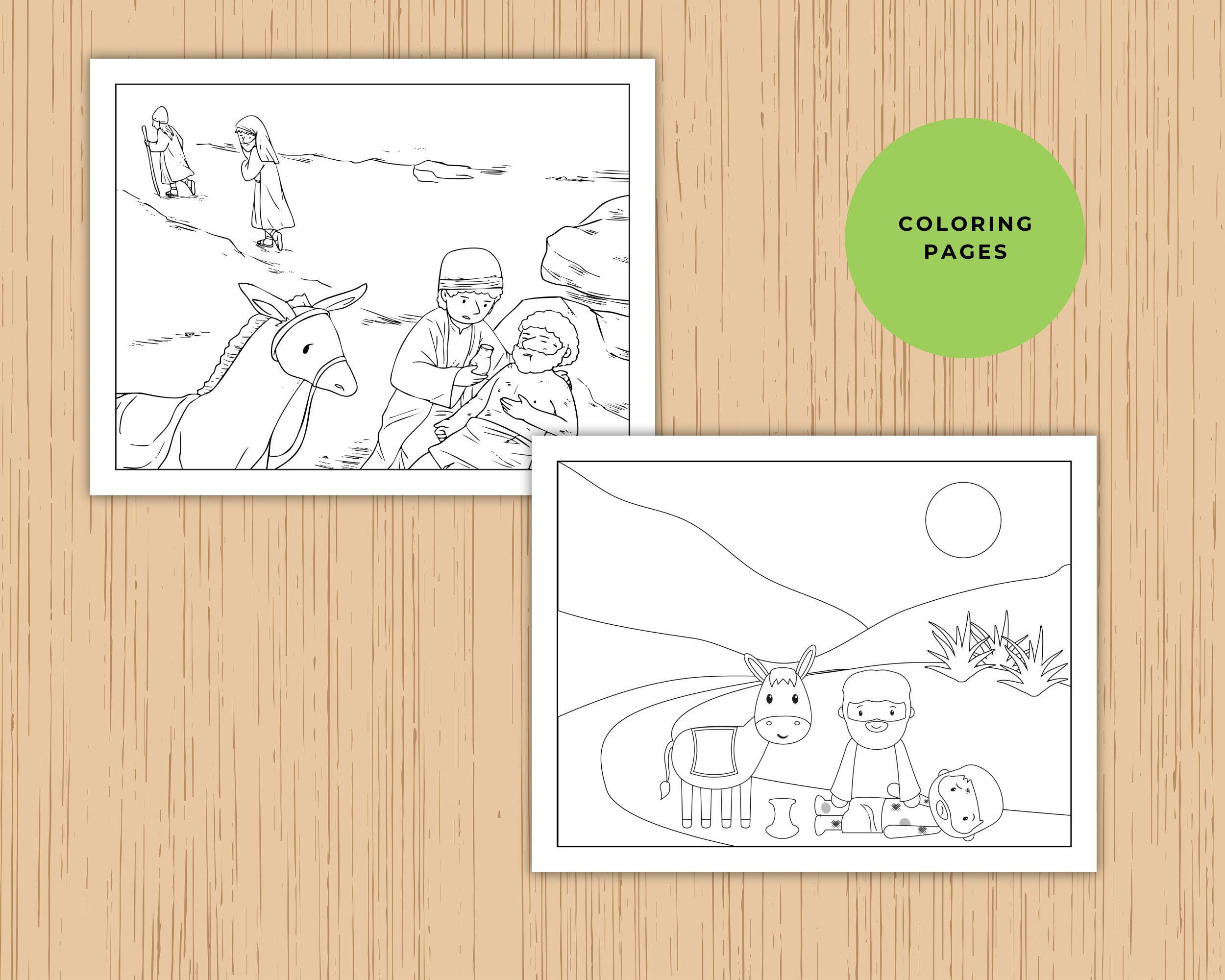 Parable of the Good Samaritan Activity Pages, Sunday School Activities ...
