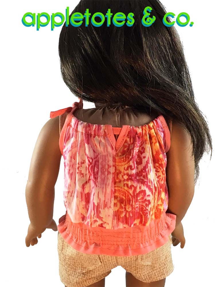 Tribeca Blouse Sewing Pattern for 18" Dolls (PDF Pattern) - Etsy