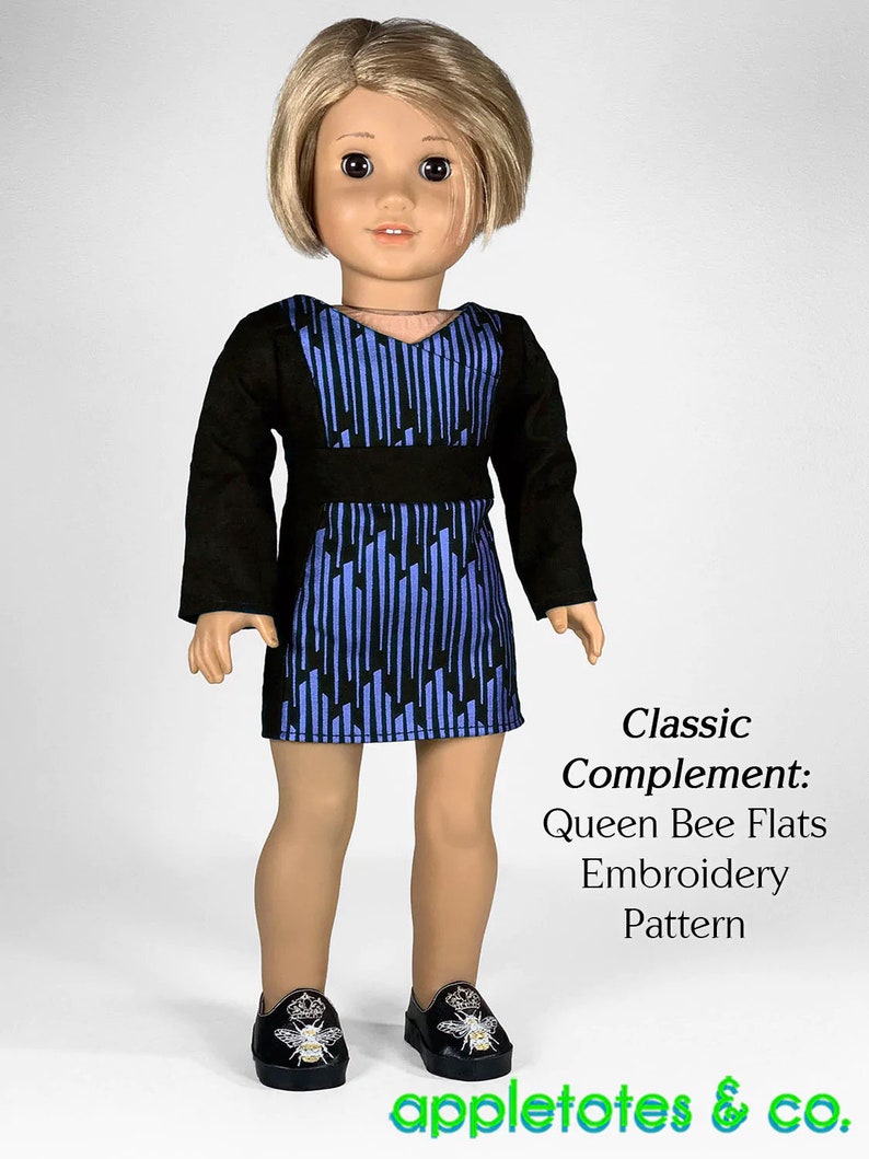 Jessica Dress Sewing Pattern for 18 Inch Dolls PDF Pattern for Etsy