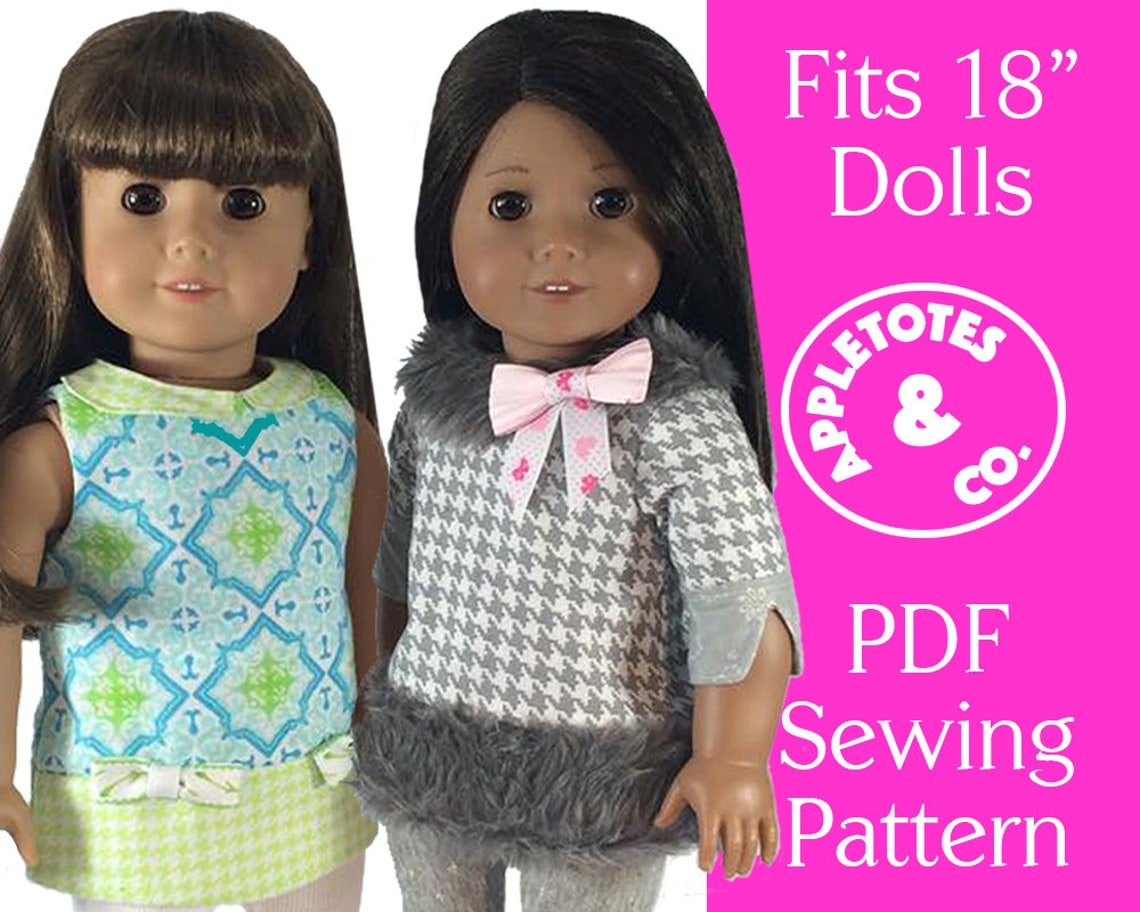 Doll Sewing Pattern PDF American Girl Doll Sewing Patterns | Etsy
