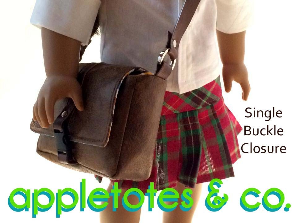 Messenger Bag for 18 Inch Doll Pattern American Girl or Boy Etsy