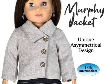 18 Inch Doll Clothes: Murphy Jacket Sewing Pattern (PDF Pattern)