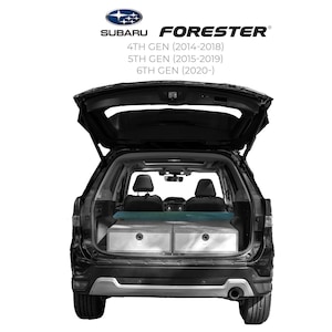 7” Storage Drawer for Forester – Fits 4th, 5th and 6th Gen Subaru Forester 2014-2025 | Car Camping Drawer & Vehicle Organizer for Road Trips