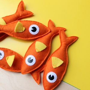 Goldfish Catnip Cat Toy Three Pack