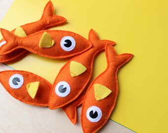 Goldfish Catnip Cat Toy Three Pack