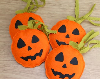 Halloween Pumpkin Catnip Toy