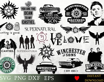 Supernatural File Etsy