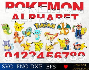 Download Pokemon birthday svg | Etsy