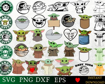 Download Free Yoda Svg Etsy SVG Cut Files