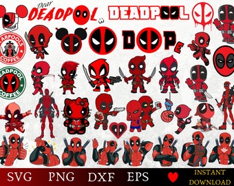 Deadpool Svg Etsy