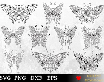 Download Free Butterfly Mandala Svg Etsy SVG Cut Files