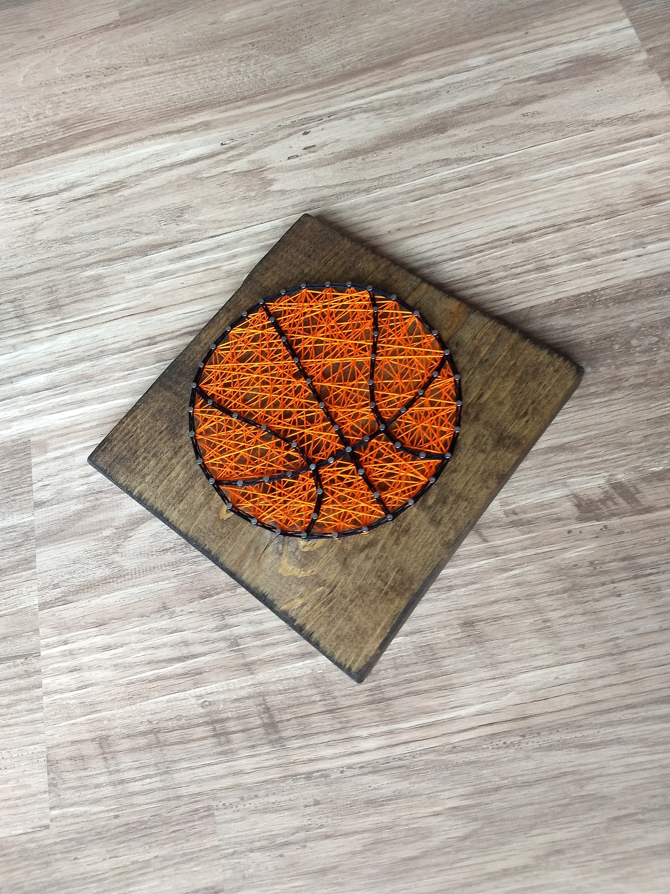 Diy String Art Kit Basketball String Art Kids Diy Craft Etsy