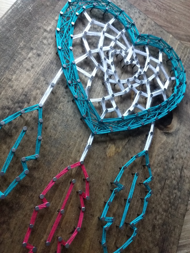 Dream Catcher String Art dream catcher art string art dream Etsy