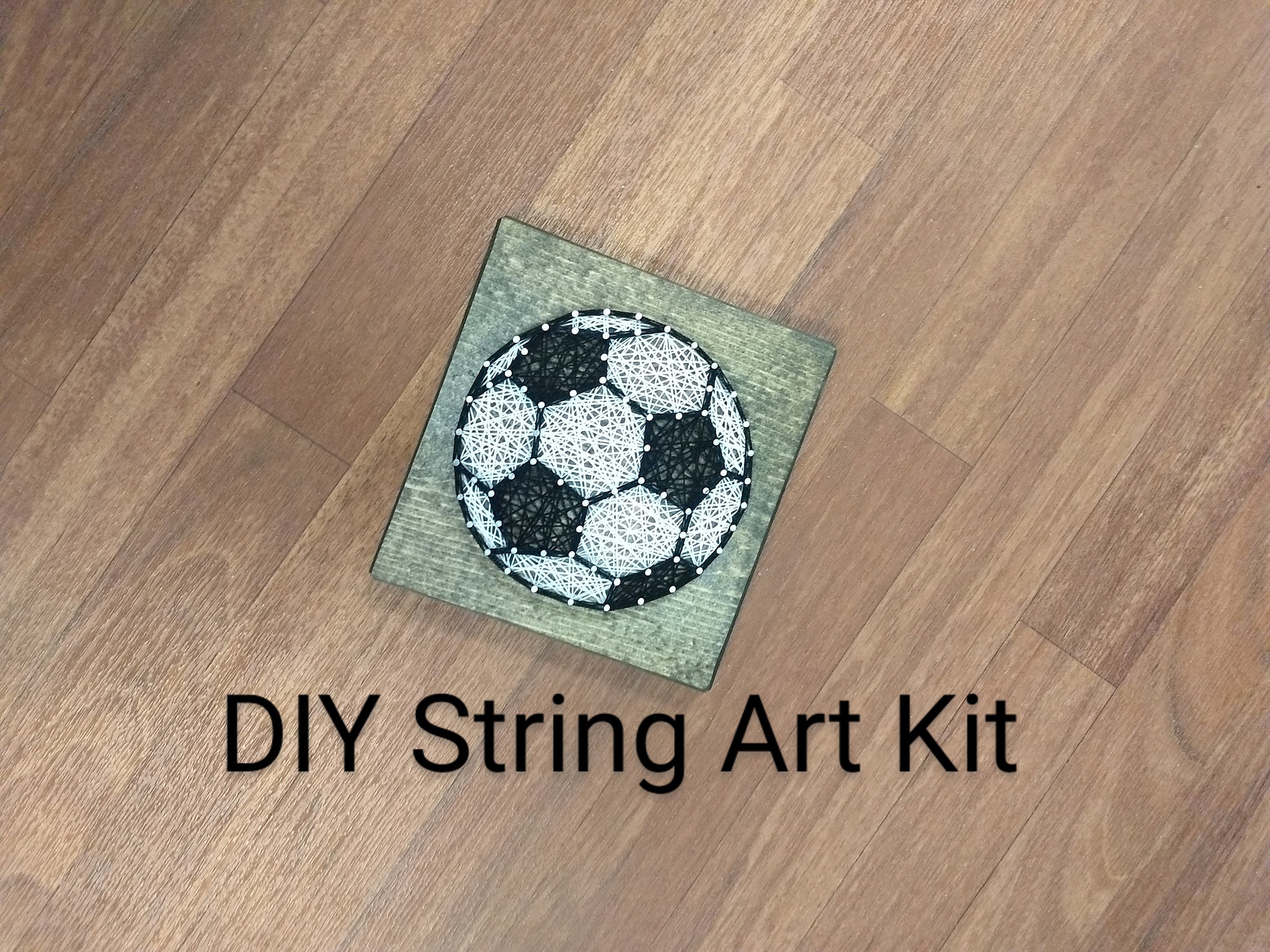JEKEJIAJIU String Art Kit for Adults Beginner- Crafts Kit for Adults - DIY String Art with All Necessary Accessories and Frame - Home Wall