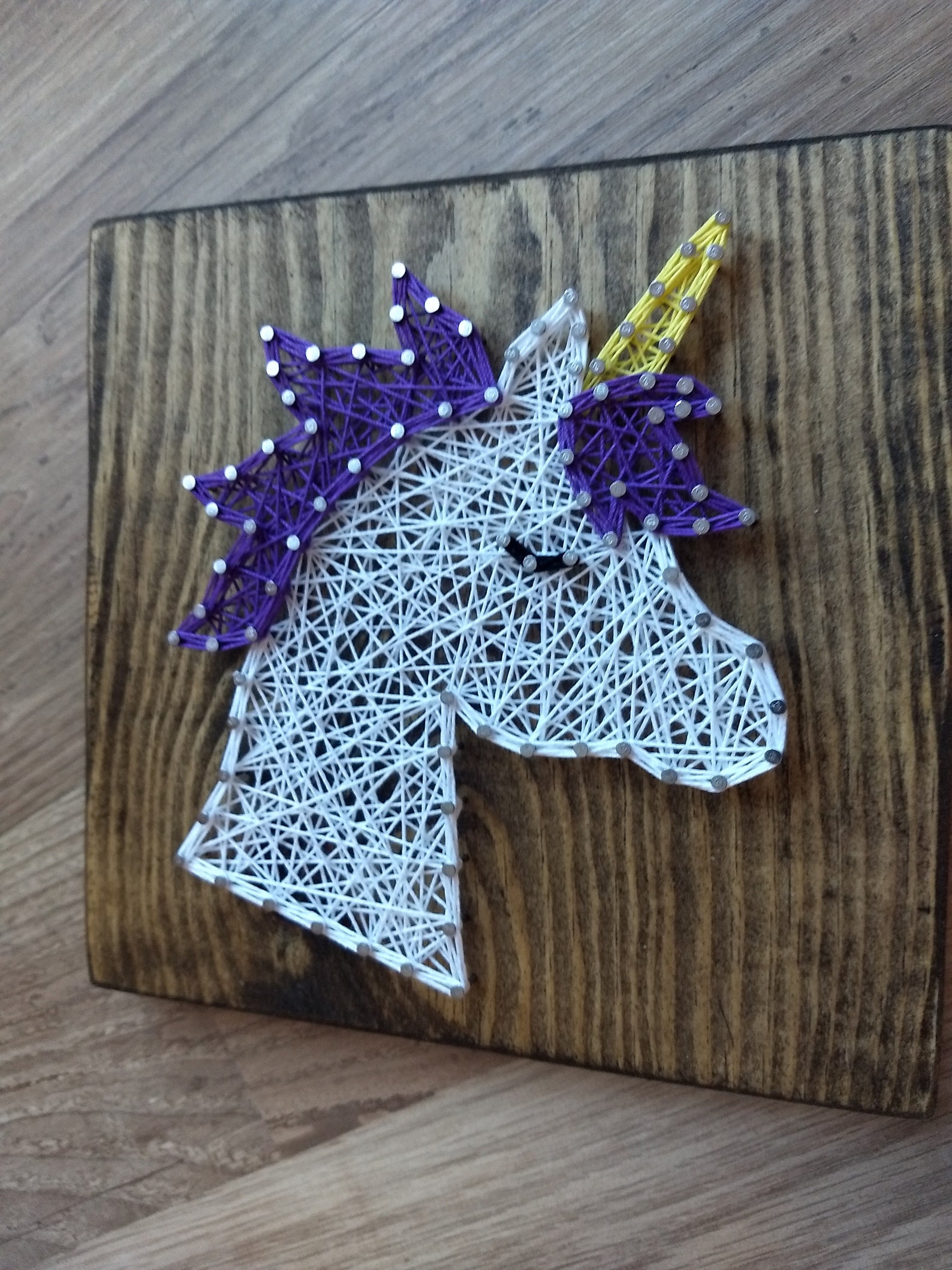 Unicorn string art DIY unicorn string art DIY string art Etsy
