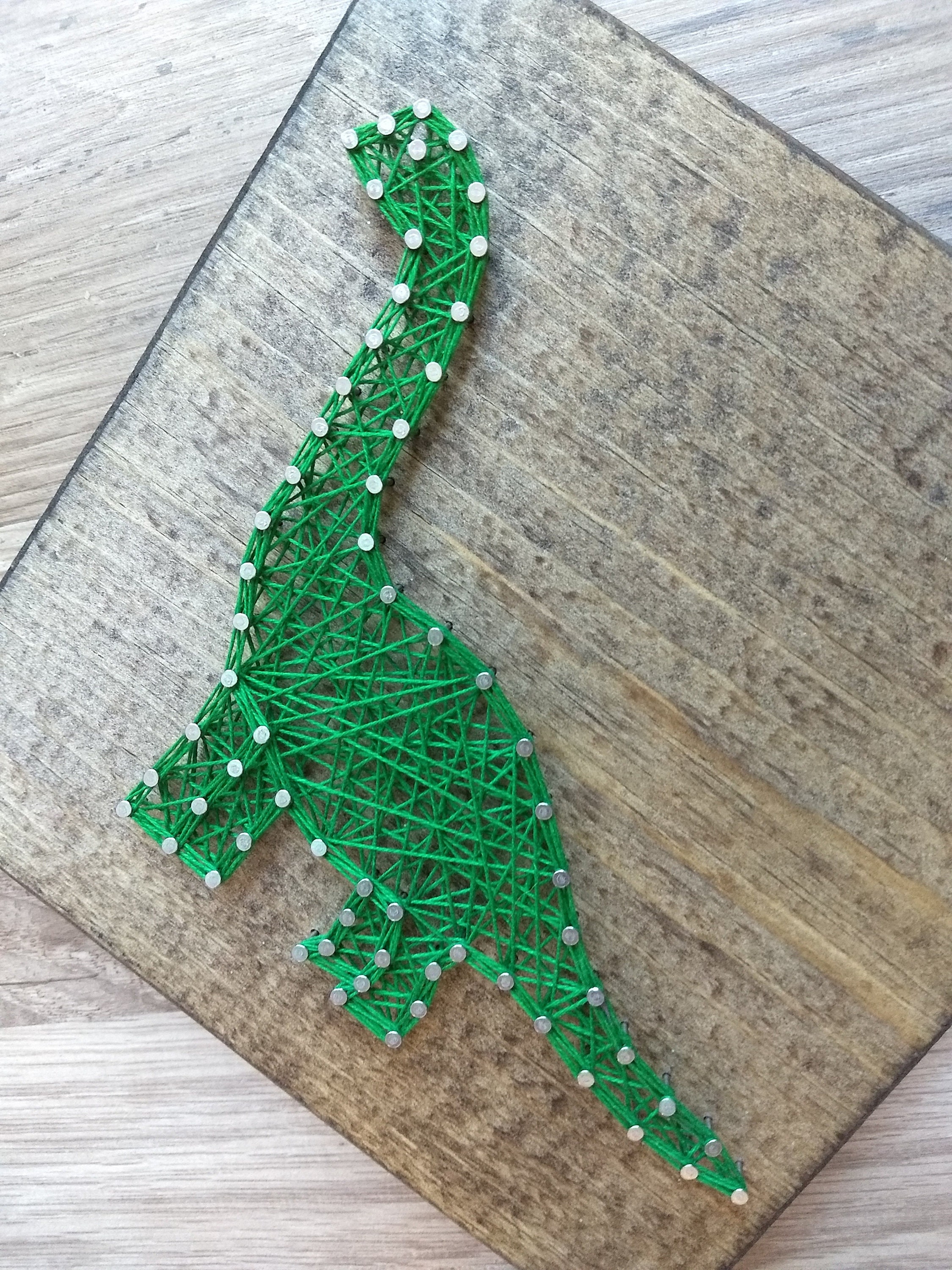 Dinosaur String Art Kit DIY String Art Kit String Art Kit Etsy Canada