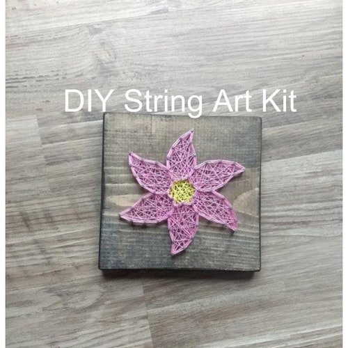 DIY Flower String Art Kit Etsy