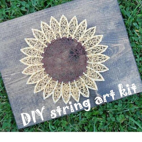 DIY Rainbow String Art Kit Etsy