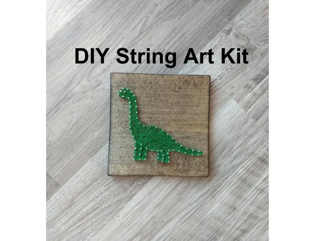 Dinosaur String Art Kit, DIY String Art Kit, String Art Kit, Dinosaur