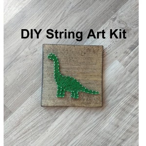 Dinosaur string art kit, DIY String art kit, String art Kit, Dinosaur string art, Kids craft, DIY kids craft, Kids diy string art, dinosaur