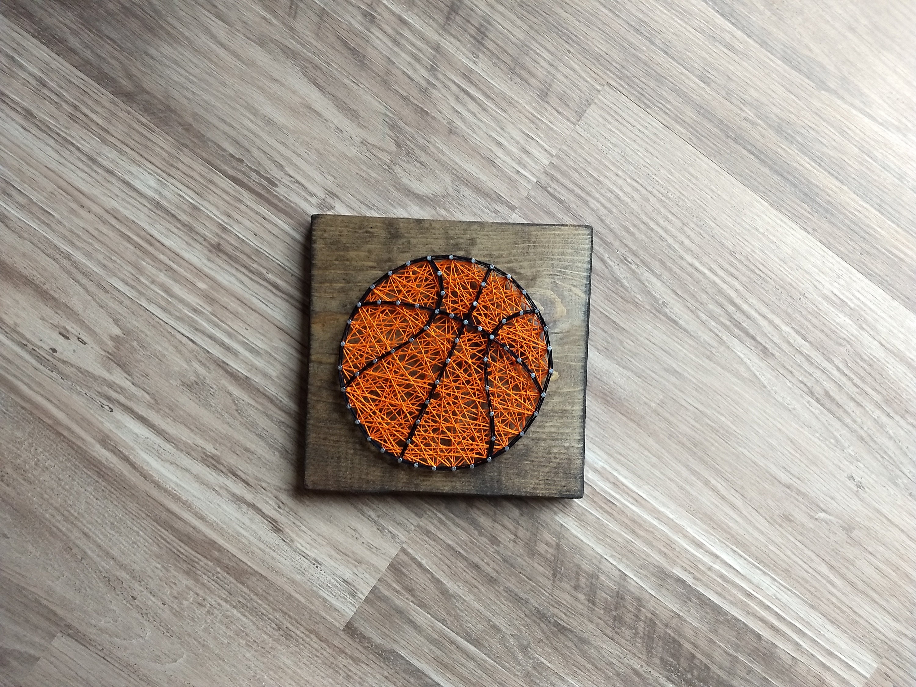 Diy String Art Kit Basketball String Art Kids Diy Craft Etsy