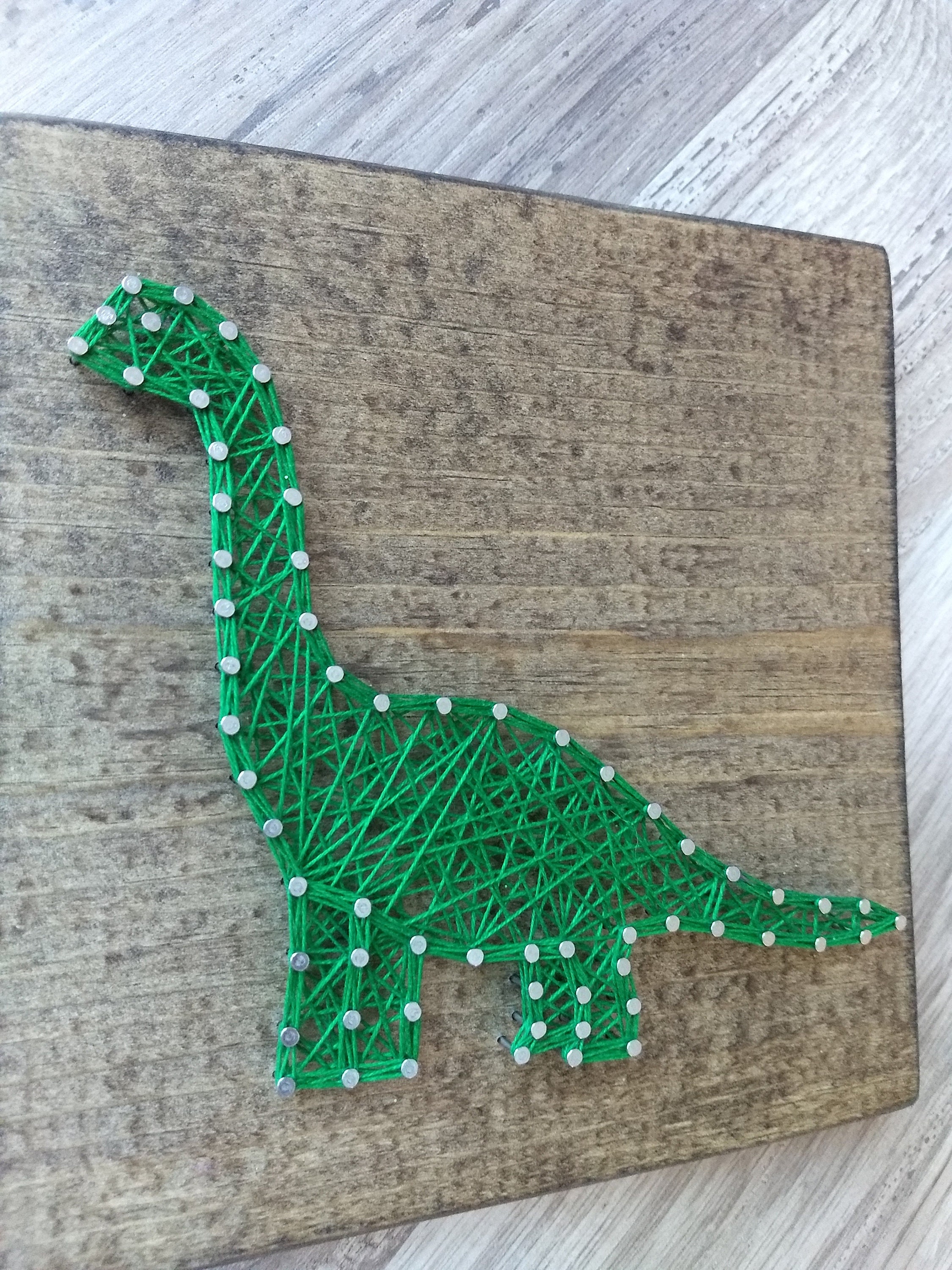 Dinosaur String Art Kit DIY String Art Kit String Art Kit Etsy Canada