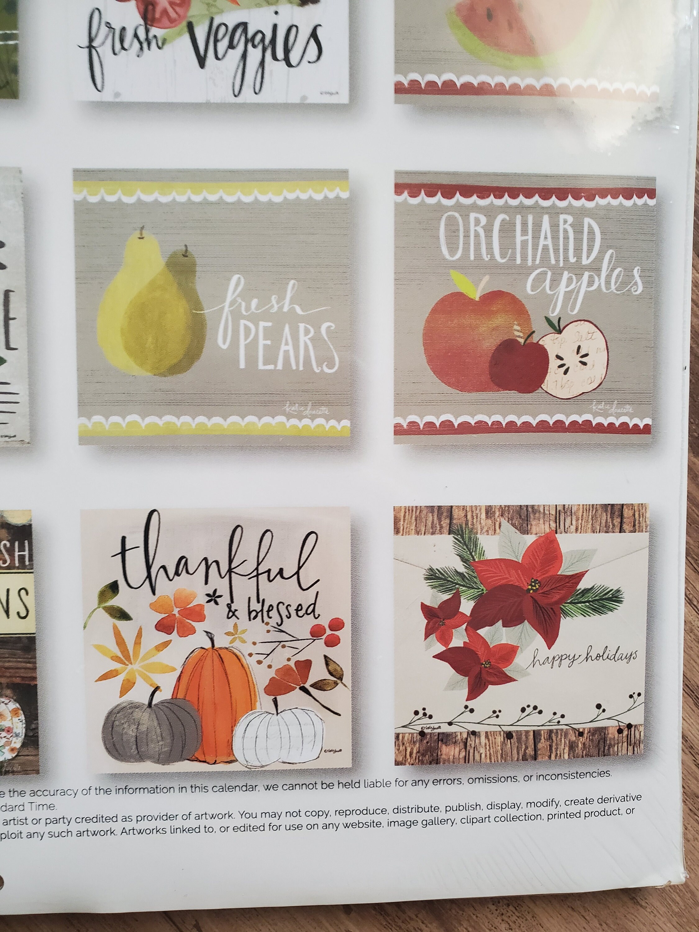 2022 farmer's market calendar 2022 craft calendar 2022 Etsy