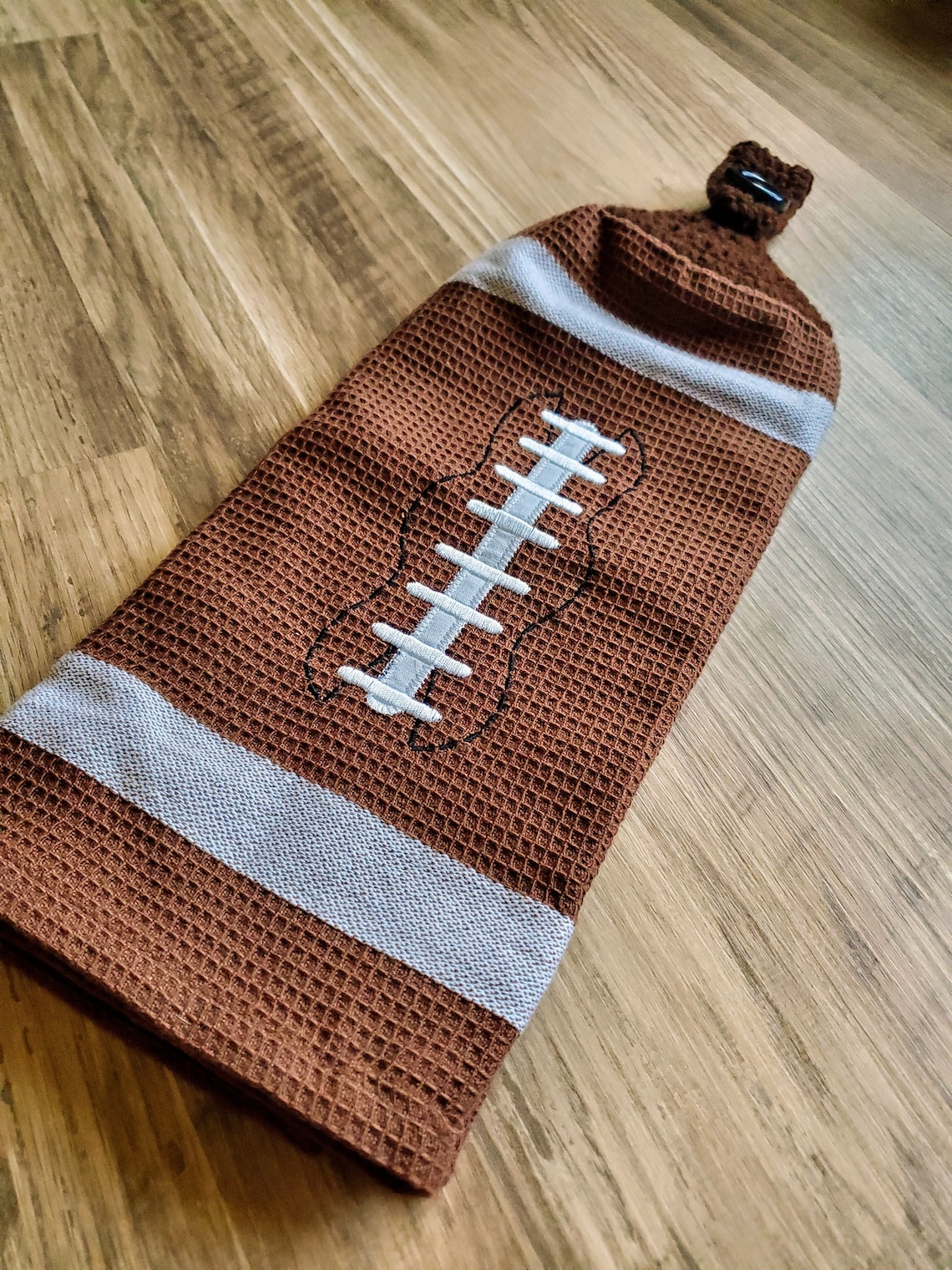 Hanging towel kitchen towel football towel sports towel Etsy