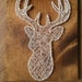 Deer String Art Deer Art Outdoor String Art Deer String - Etsy