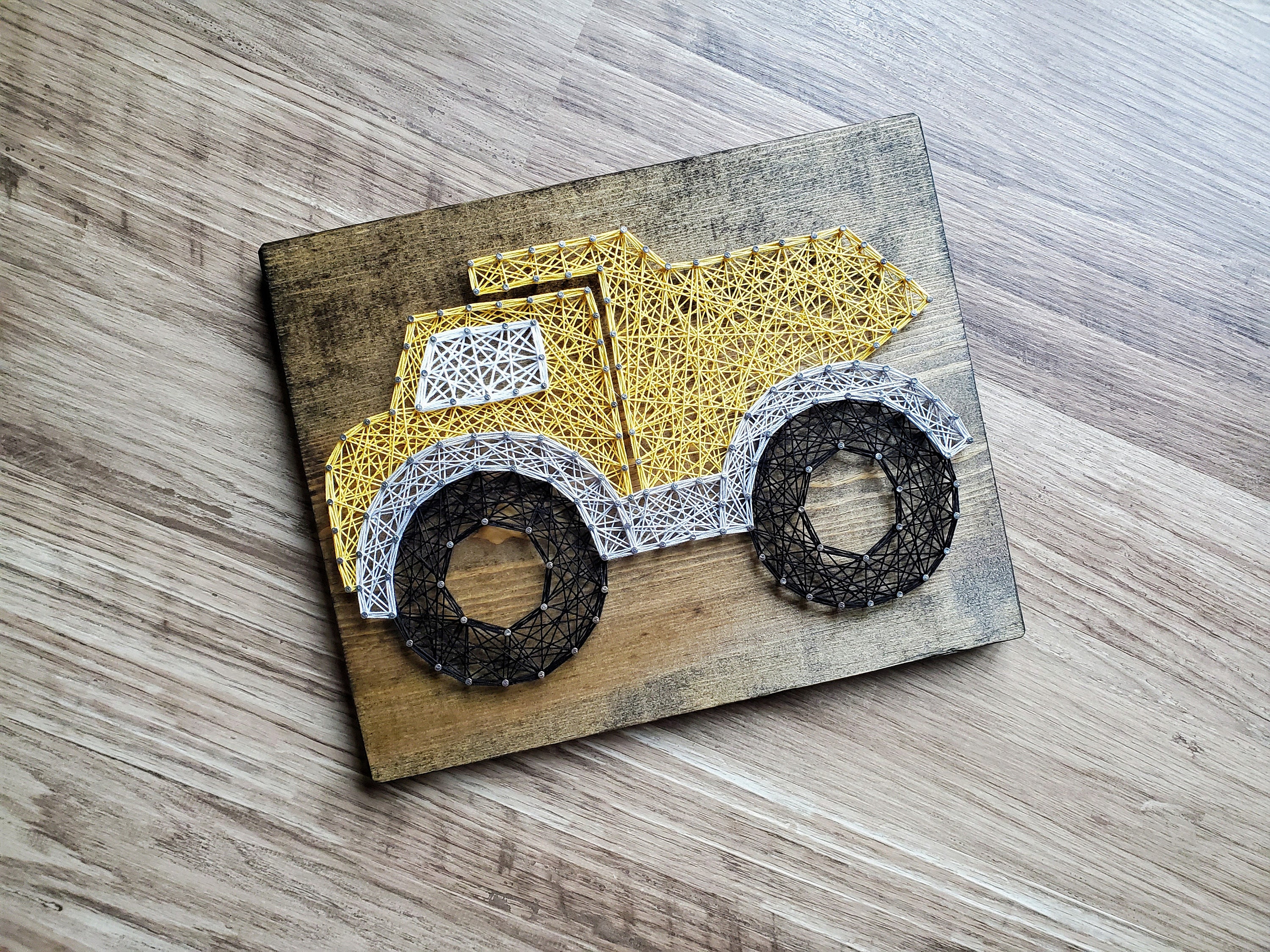 Truck String Art Dump Truck String Art Boy String Art - Etsy Finland