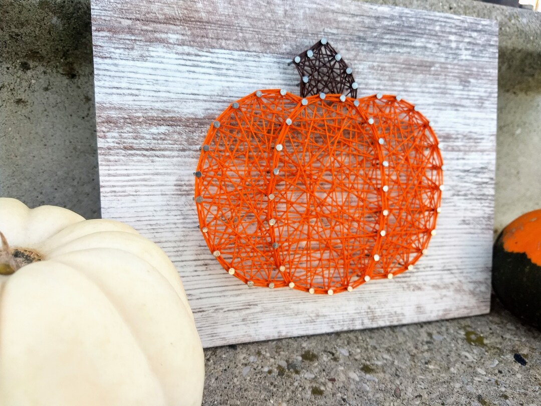 String Art Pumpkin Pumpkin String Art Pumpkin Art Fall - Etsy