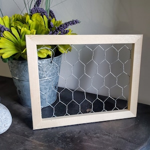 Pine Framed Chicken Wire Display: DIY Beaded Sun Catcher Supplies