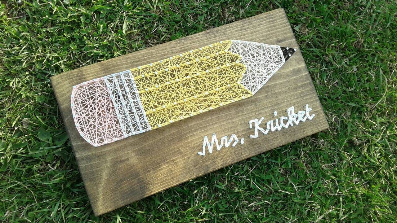 Teacher string art teacher gift gift for teacher string art Etsy