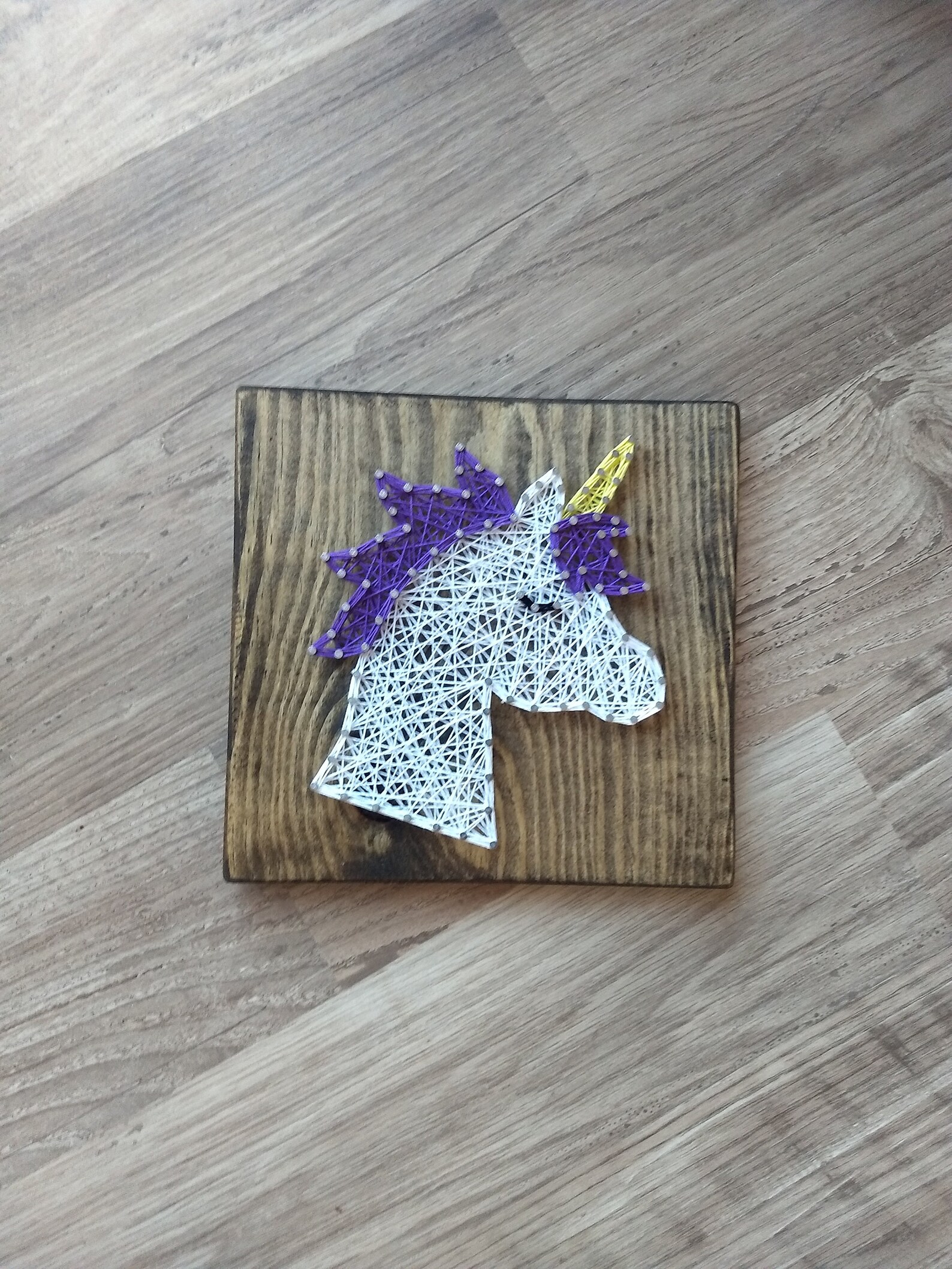 Unicorn string art DIY unicorn string art DIY string art Etsy