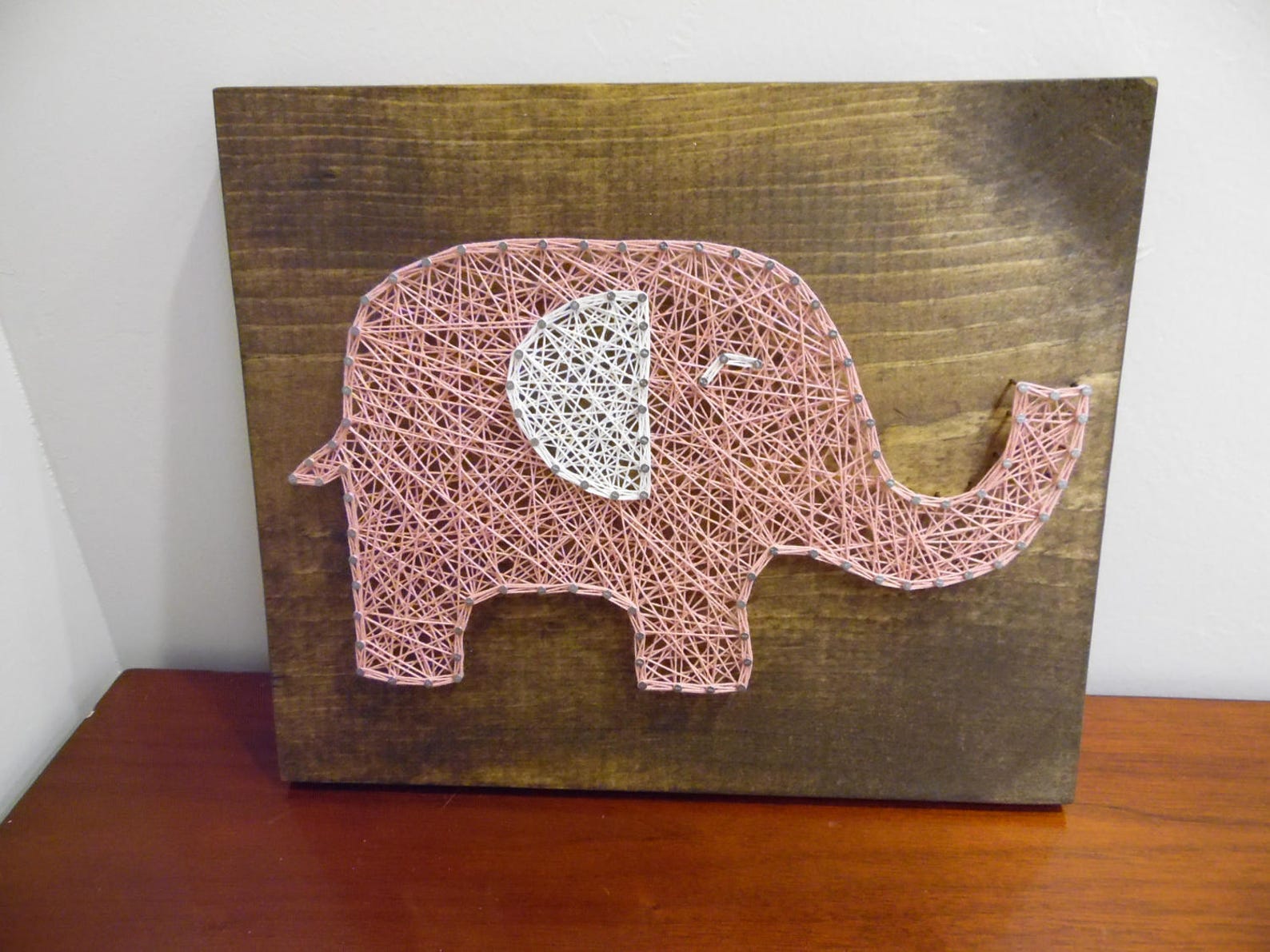 Baby Elephant String Art Elephant String Art Baby Girl - Etsy