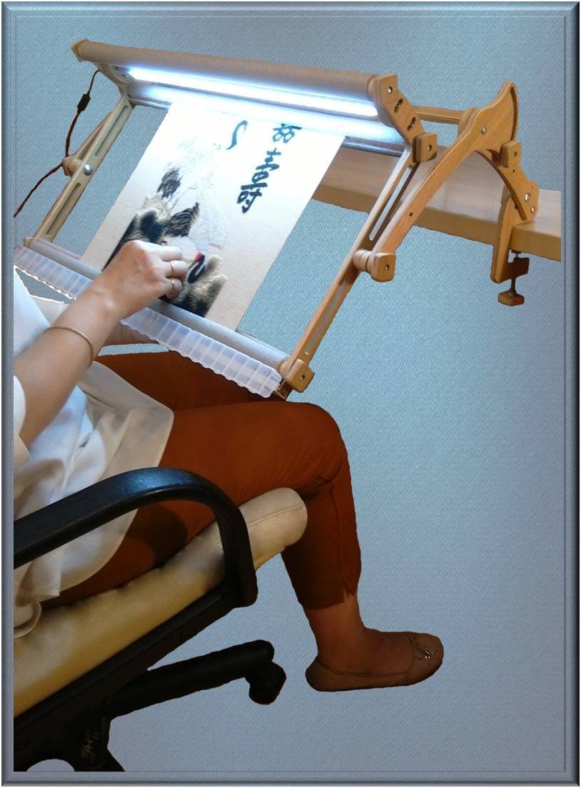 Cross Stitch Stand With Illumination Universal Needlepoint Etsy